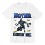 Black Panther Brother of Birthday King T-shirt