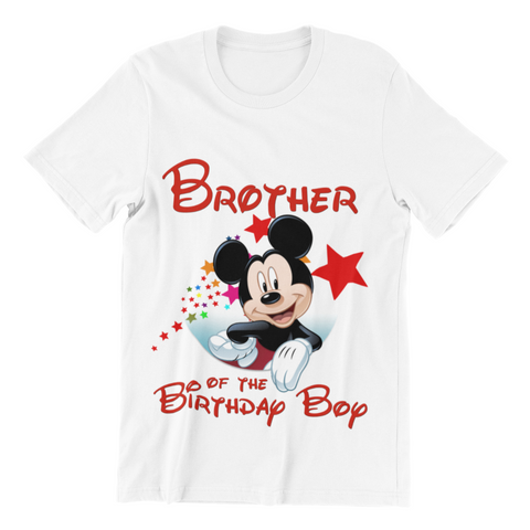 Mickey Brother of The Birthday Boy T-shirt