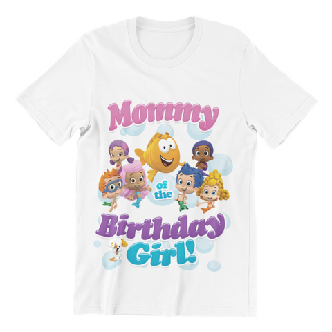 Bubble Guppies Mommy of Birthday Girl T-shirt
